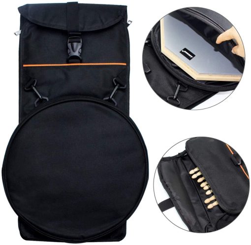 Bolsas de Almacenamiento para Tambores WeiMeet Bolsas de Transporte para Tambores y Accesorios de Juego de Tambores de 12 Pulgadas y 8 Pulgadas Bolsas de Hombro - Imagen 7