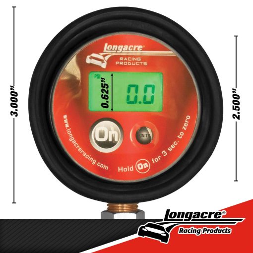 Manometro digital semiprofesional Longacre 52-53003, 0-60 PSI - Imagen 3