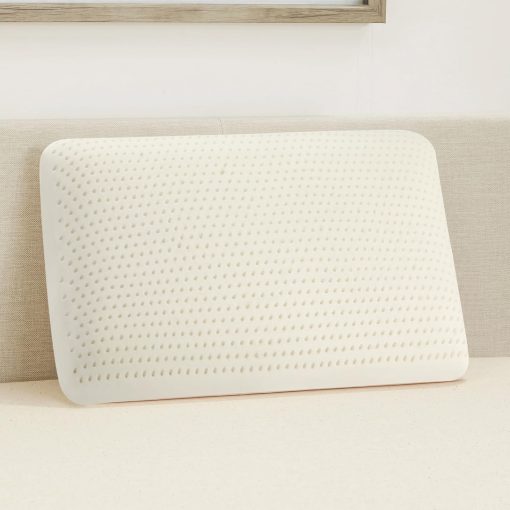 Almohada de Latex 100% Natural Premium Fomwris, Almohada de Cama para Dormir con Funda de Algodon Removible, Ayuda a Aliviar la Presion, Transpirable, Alivio de Presion, Duradera, Mejor Regalo (Tamano King)
