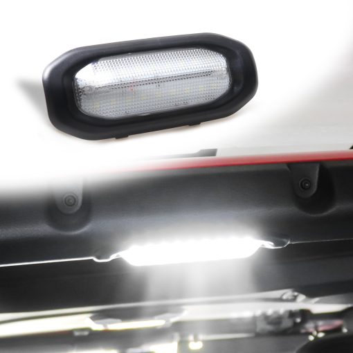 Luces LED de Interior RERPRO para Reemplazo de Luces de Techo Compatible con Jeep Wrangler JL 4 Door 2018-2024 Accesorios Luz de Techo de Lectura Trasera, Mapa de Carga Superior, Kit de Luz de Techo Blanco 6500K 18 LEDs