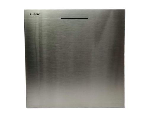 Hucha de Acero Inoxidable LUSEN, Caja Fuerte para Ahorro de Dinero para Ninos, Solo se Puede Depositar, No se Puede Sacar (12inX12inX12in) - Imagen 4