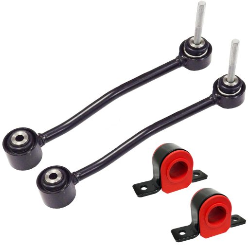 Kit de Enlace Estabilizador Barra Estabilizadora Delantera de 6 Piezas + Kit de Soporte/Bujes CODE RED EXTREME APTO para F-250, F-350, F-450, F-550, 2000-2004 4WD, Barra de 32 MM K80273 K80274 K80201