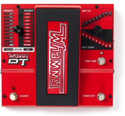 Pedal de cambio de tono Digitech Whammy DT Briskdrop con paquete de 2 cables de parche, 2 cables de instrumento y paquete de puas de variedad Dunlop, whammyDT-bundle - Imagen 2