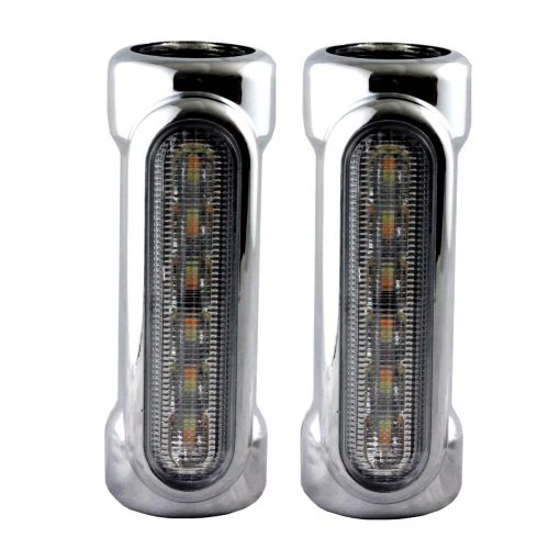 Kit de luces LED para barras de choque en carretera Harley Eagle Lights para barras horizontales o verticales de 1.25 pulgadas - Imagen 2