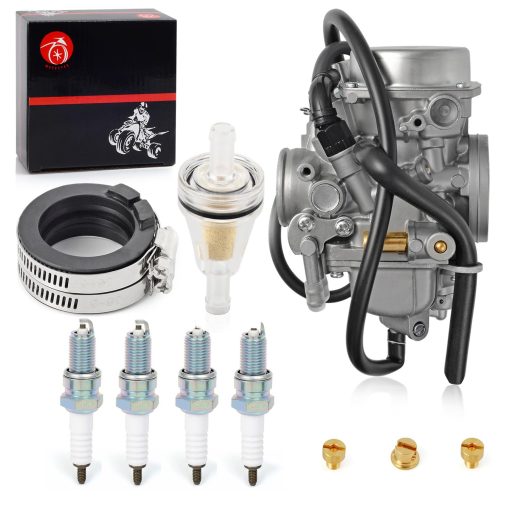 Carburador y Colector de Admision Bujia para HONDA Shadow VLX 600 VT600 VT600C VT600CD Deluxe 1999-2007