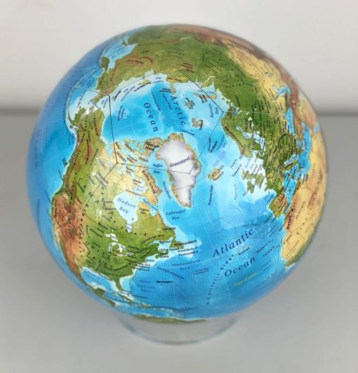 Mapa de Alivio de la Tierra, Globo Magnetico Snapspheres de 7.3", con Mapa de Geologia en el Interior, con soporte - Imagen 6