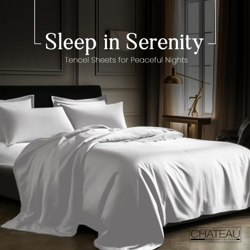 Juego de sabanas CHATEAU HOME COLLECTION Tencel Lyocell | 4 PC California King | Suaves, Transpirables y Mejores Que las sabanas de lino | Sabanas y Fundas de Almohada | Sabanas de Bolsillo Profundo | Taupe - Imagen 6