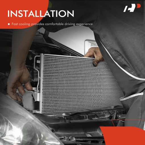 A-Premium Condensador de Aire Acondicionado A/C Compatible con Honda Passport 1998-2001 & Isuzu Rodeo, Amigo, Rodeo Sport, 2.2L 3.2L, Reemplazo # 3005, 8971787531 - Imagen 7