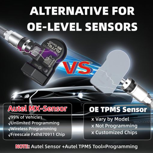 Autel MaxiTPMS MX Sensor 20pcs Dual Frequency 315/433MHz Metal Stem TPMS Sensor - Imagen 7