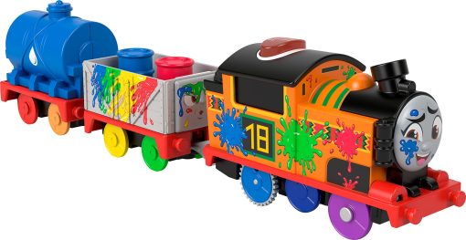 Tren de Juguete Motorizado Thomas & Friends con Nia que Habla y Funciona con Pilas para Ninos de 3+ Anos