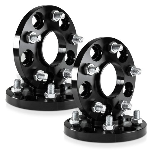 Adaptadores de Rueda Negros 15mm 5x100 a 5x114.3 Hubcentric Compatible Para Subaru BRZ Impreza Outback, Legacy, 86 GR86, FR-S Permite Montar Ruedas 5x114.3 (5x4.5") en Hub 5x100 (4 piezas 56.1mm M12x1.25) Separadores