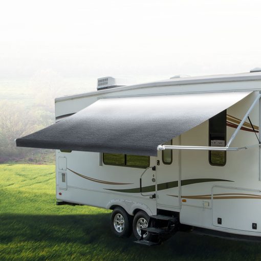 RecPro RV Awning Fabric Replacement 18 Foot Camper Awning | Gris | Opciones de Ancho | Reemplazo de Toldo de 8' (96") para RV | Sellado termico | Garantia de 3 anos (18 pies, Real 17' 1") - Imagen 6