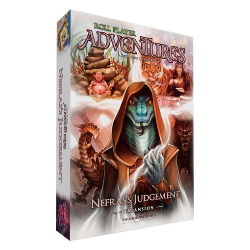 Thunderworks Games Roll Player Adventures: Expansion Juicio de Nefras - Thunderworks, Juego Narrativo, 14+, 1-4 Jugadores, 90-150 Min