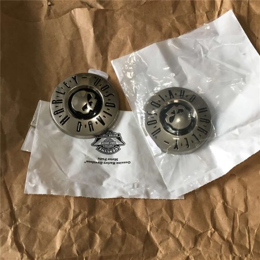 Emblemas de Tanque de Combustible de Gas Calcas Redondas SE Road Glide Medallion Nameplates Compatible con Harley Davidson Willie G. Calavera CVO 3" 14100216 14100217