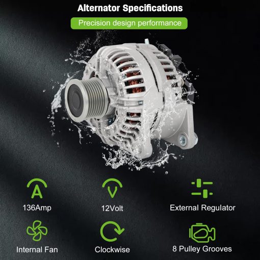 SCITOO Alternador de Repuesto para Toyota FJ Cruiser 2007-2010, Toyota Tacoma 2005-2015, Toyota Tundra 2006-2010 11239 - Imagen 3