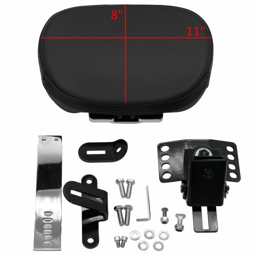 Kit de respaldo ajustable para conductor para Harley Electra Glides 1997-2021 Hecho a medida para modelos Touring Road King Street Glide (Acabado cromado) - Imagen 6
