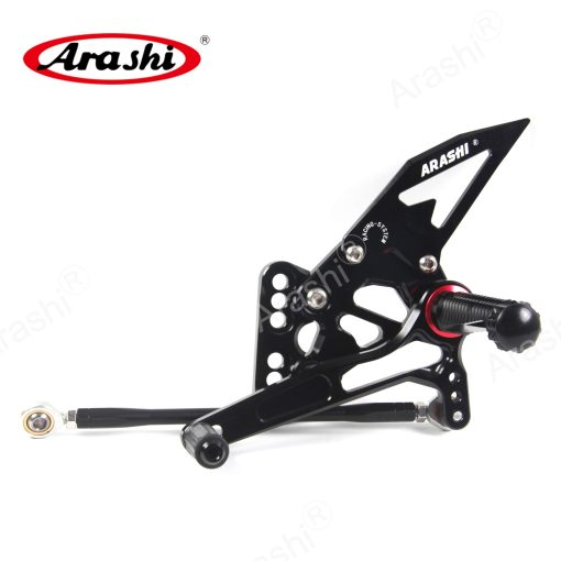 Arashi(Version 2.0) Rearsets Ajustables para SUZUKI GSXR 1000 2005 2006 Accesorios de Motocicleta Reposapies Trasero Conjunto Trasero GSX-R 1000 GSX-R1000 GSXR1000 Negro - Imagen 6