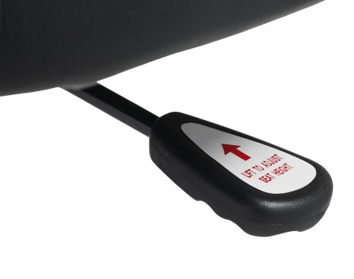 Banqueta DW CP9100AL Serie 9000 de Alta Resistencia con Elevacion de Aire y Asiento Redondo, Negro - Imagen 5