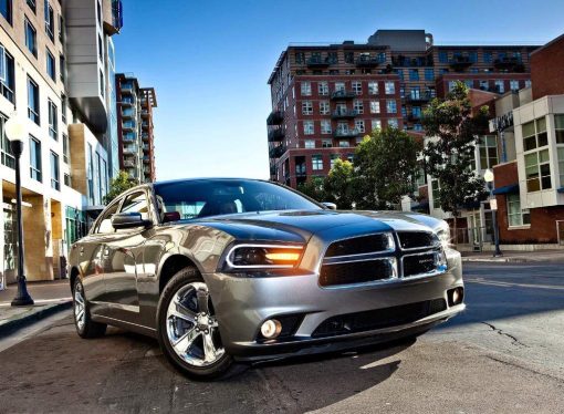 Faros del proyector LED VLAND para Dodge Charger 2011-2014 con lente de doble haz, senales de giro secuenciales, (no sirven para Dodge Charger SE 2012) - Imagen 9
