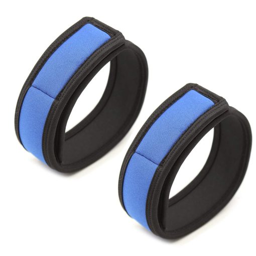 Mascara de Neopreno para Perros Quyuwowo con Capucha Desmontable para Cachorros Mascarilla de Halloween (Azul, Mascara con Collar y Brazalete) - Imagen 6