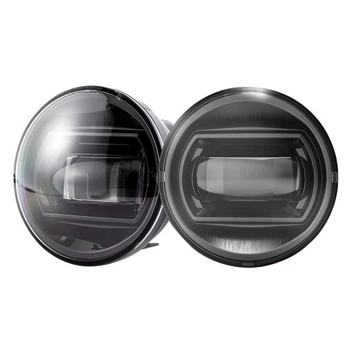 FIERYRED LED Luz Antiniebla Compatible con Tacoma 2005-2011/Solara 2004-2006/Sequoia 2008-2015/Tundra 2007-2013 Lampara de Niebla LED, Reemplazo de Parachoques Delantero Offroad - Negro, 1 Par