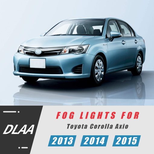 Juegos de luces antiniebla delanteras DLAA compatibles con Toyota 2013 2014 2015 Corolla Axio - 1 Par (Plateado) - Imagen 7