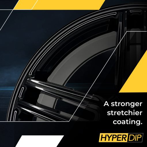 Kit de pintura para ruedas DipYourCar HyperDip, juego de pintura para llantas, capa de inmersion automotriz aplicable con aerosol, proteccion despegable para automovil, pintura para rines, capa brillante en aerosol - (Negro Piano) - Imagen 5