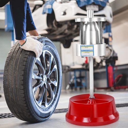 Equilibrador de Ruedas de Burbujas Portatil, Maquina Equilibradora de Neumaticos Profesional Pesada para Rines de Neumaticos de Coches y Camiones con Nivel de Burbuja