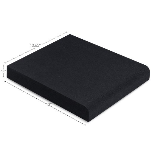 Aisladores de monitor de estudio Sound Addicted para altavoces grandes de 6.5, 7 y 8 pulgadas | Reduce vibraciones y se adapta a la mayoria de los soportes - Par | SMPad 8 - Imagen 4