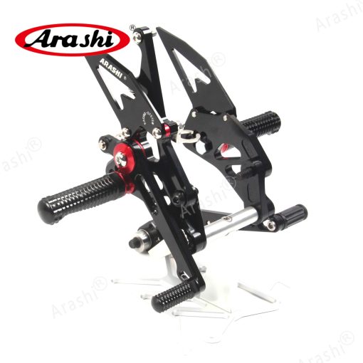 Arashi (Version 2.0) Rearsets para Suzuki GSXR 1000 2009-2016 Accesorios de Motocicleta Reposapies Ajustables Sets Traseros GSX-R1000 GSX-R 1000 GSXR1000 Negro 2010 2011 2012 2013 2014 2015 - Imagen 3