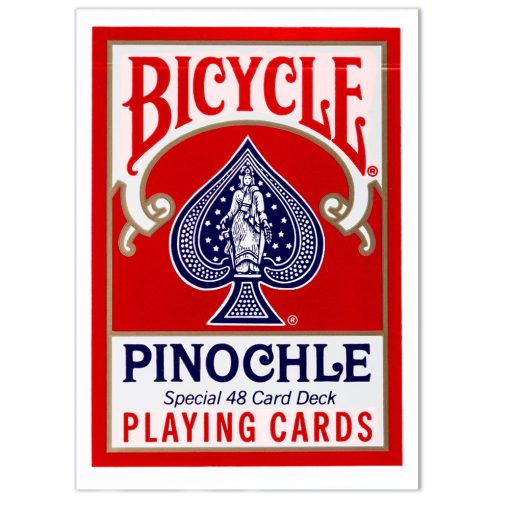 Baraja de Poker Pinochle Deluxe de Bicicleta - 1 Docena (12 Barajas) de Jugando - 6 Barajas Azules y 6 Rojas (Estandar) - Imagen 3
