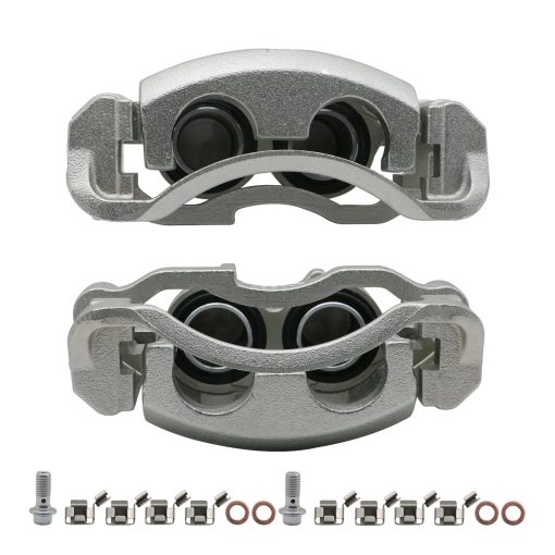 Pinzas de freno de disco Chefull para Chevrolet Blazer 98-05 / S10 98-04, para GMC Jimmy 98-05, Sonoma 98-04, para Isuzu Hombre 98-00, para Oldsmobile Bravada 98-01, Lado delantero del conductor y del pasajero, 18B4695, 18B4694 - Imagen 5