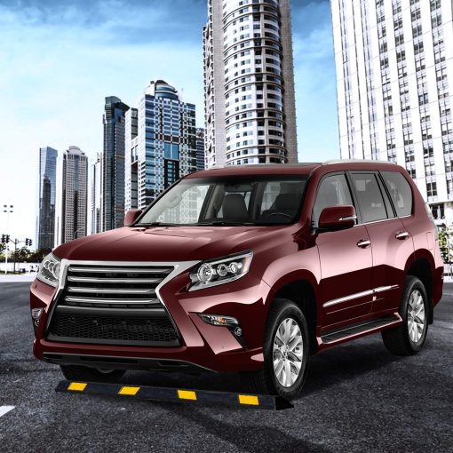 Topes de Estacionamiento de Goma Pesados ??Grandes de Zone Tech - 72” Calidad Premium Tope de Rueda de Coche de Garaje Profesional con Cinta Reflectante Amarilla para Coche, Camion, Remolque y RV - Imagen 6