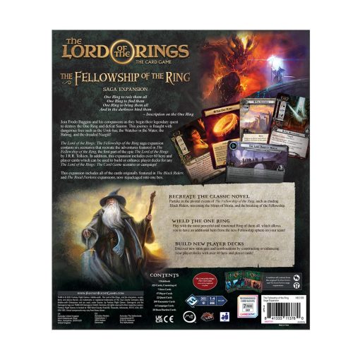 The Lord of the Rings The Card Game The Fellowship of the Ring SAGA EXPANSION - Juego de Aventuras Cooperativo, Juego de Estrategia, Edades 14+, 1-4 Jugadores, 30-120 Min de Tiempo de Juego, Fabricado por Fantasy Flight Games - Imagen 2