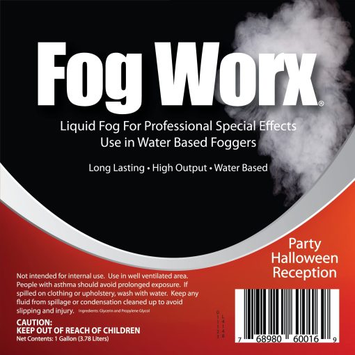 FogWorx Fog Juice - 1 Galon de Liquido de Humo Organico (128 oz) - Densidad Media, Alta Produccion, Liquido de Maquina de Humo de Larga Duracion para Maquinas de 400 Watts a 1500 Watts - Imagen 4