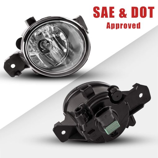 Luces antiniebla DLAA para NISSAN ROGUE / X-TRAIL 2014 2015 2016 Ensamblaje de lamparas antiniebla Lente clara Estilo OE H11-12V55W - Imagen 3