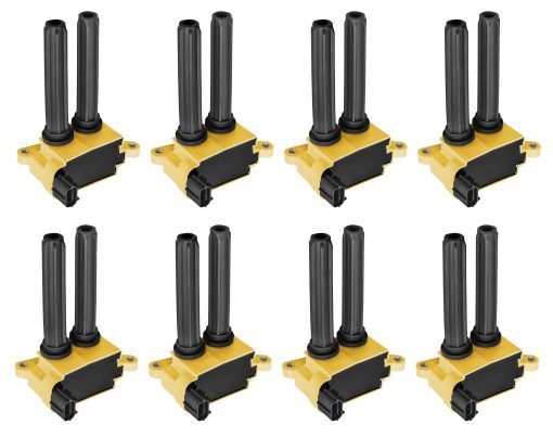 ENA Conjunto de 8 Bobinas de Encendido Amarillas V8 5.7L Compatible con Chrysler Dodge Ram Jeep 300 Aspen Challenger Durango Magnum Charger Commander Grand Cherokee 2005-2020 Bobinas para UF504 C1526 56029129AA