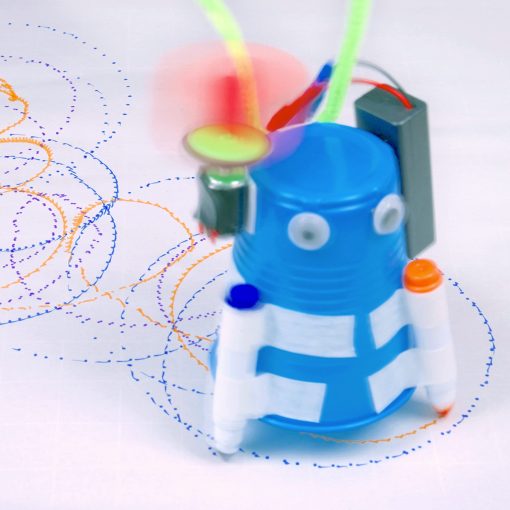 Kit STEM de Inventos DIY Doodling Scribble Bot, Paquete de 10, Juguete Cientifico con Circuitos para Ninos de 8 anos en adelante - Imagen 2