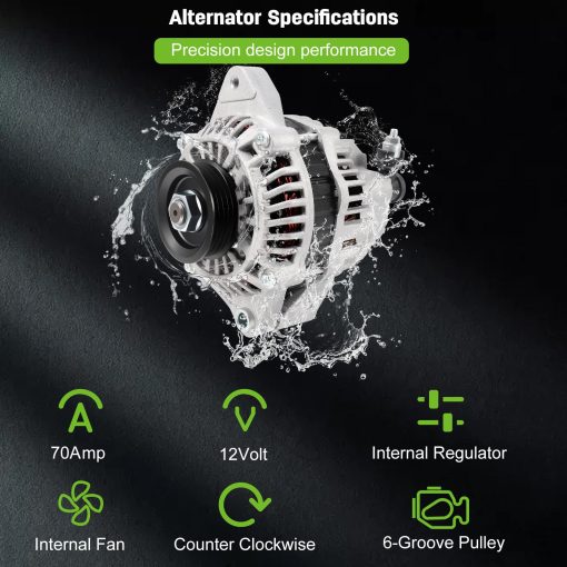 Nuevo Alternador de Reemplazo SCITOO para Honda Civic 1.7L y Acura EL 2001-2005 13893 31100-PLM-A02 - Imagen 4