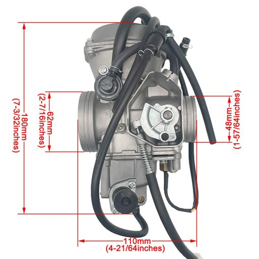 Carburador YTLS TRX650 para Honda TRX650 TRX 650 TRX650FA TRX650FGA Rincon ATV 4x4 2003 2004 2005 REPUESTO OE # 16100-HN8-013 - Imagen 5
