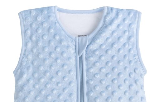 Saco de dormir acolchado y calido modelo de invierno BABYINABAG, Saco de felpa Minky Dot, 2.5 Tog para bebes y ninos pequenos (Mediano (10-24 meses)) - Imagen 4