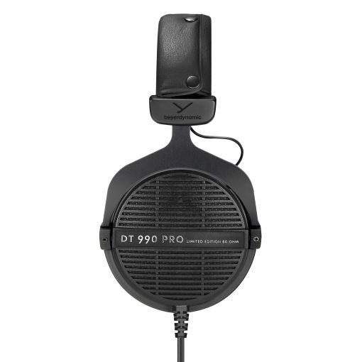 Audifonos de monitor de estudio de diadema abierta beyerdynamic Dt 990 Pro - Construccion estereo de alta fidelidad, con cable (80 ohmios, Negro (Edicion Limitada)) - Imagen 2