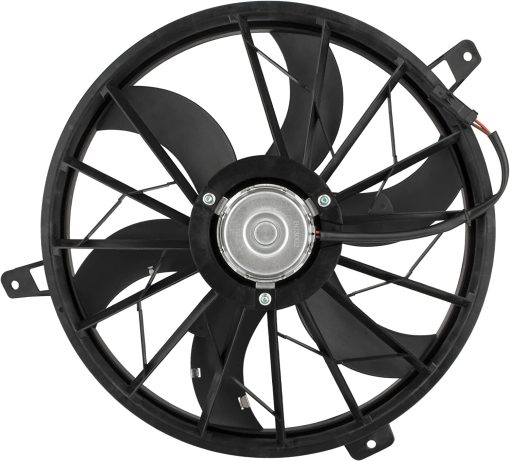 MYSMOT 620-010 Ventilador de Condensador de Radiador Compatible con Jeep Liberty 3.7L V6 2002-2003 / Jeep Grand Cherokee 4.0L L6 4.7L V8 1999-2003