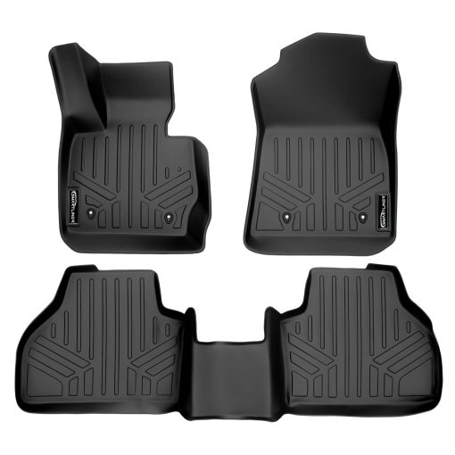 Juego de Alfombrillas MAXLINER de 2 Filas en Color Negro para BMW X3 2011-2017