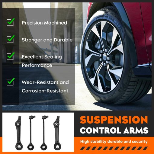Kit de Brazos de Control Delanteros Inferiores, Frontales y Traseros RWD para Chrysler 300 2005-2010, Dodge Challenger 2008-2011, Charger 2006-2010, Magnum 2005-2008, 4PC - Imagen 5