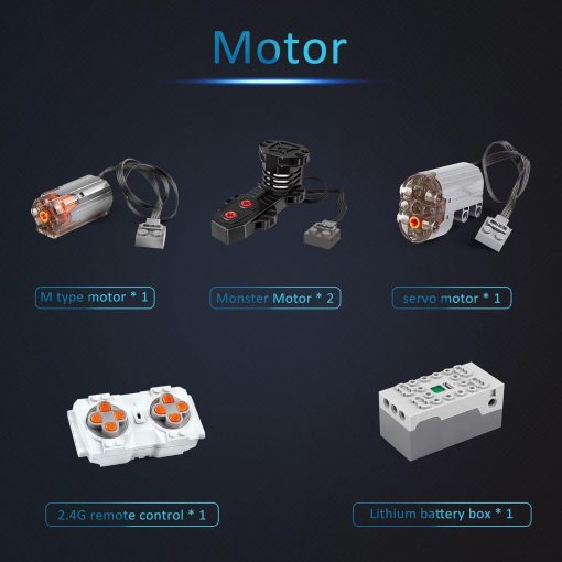 Mould King 13061 Kit de Construccion de Camionetas Todoterreno, Juguete de 6x6 MOC Bloques de Construccion Modelo de Vehiculo Todoterreno con Motor/Control Remoto de APP, Regalo para Ninos de 8+ / Entusiastas Adultos (3686 Piezas) - Imagen 9