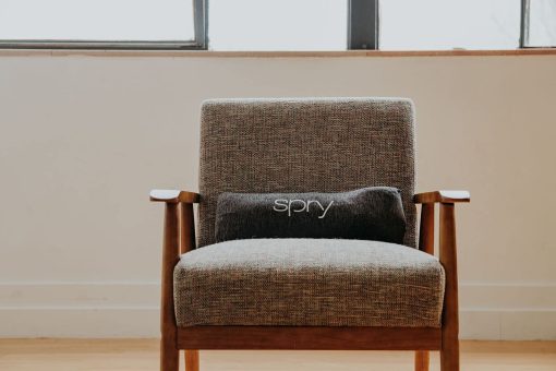 Almohada Spry Recovery - Almohada de Apoyo para Cuello, Espalda, Lumbar, Contorneo de Columna Ideal para Trabajo, Oficina, Sofa y Mas Tecnologia Adaptativa Flo-Form (Azul) - Imagen 6