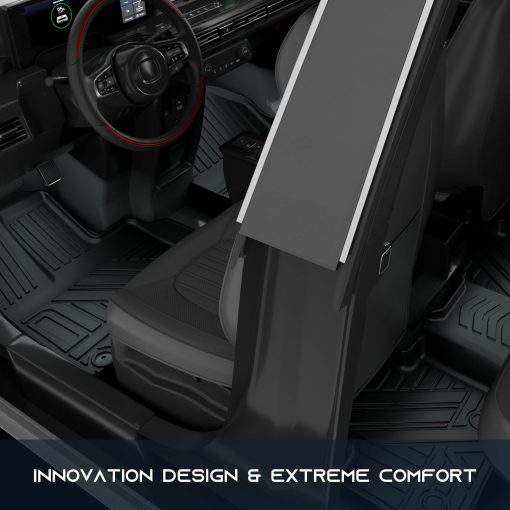 Tapetes para Piso de Automovil de 5 Asientos ASLONG para Toyota RAV4 2019-2023 - Juego Completo Negro - Imagen 4