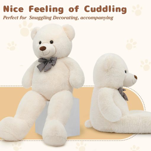 Osito de Peluche Gigante MaoGoLan de tamano real de 55 pulgadas. Gran regalo de osito de peluche para ninas, adolescentes, ninos, novias, novios, esposas y esposos - Imagen 4