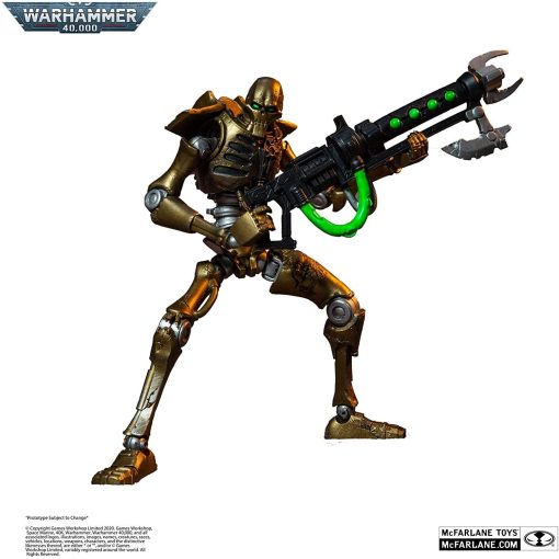 Figura de Accion McFarlane Toys Warhammer 40,000 Necron Warrior de 7" - Imagen 3
